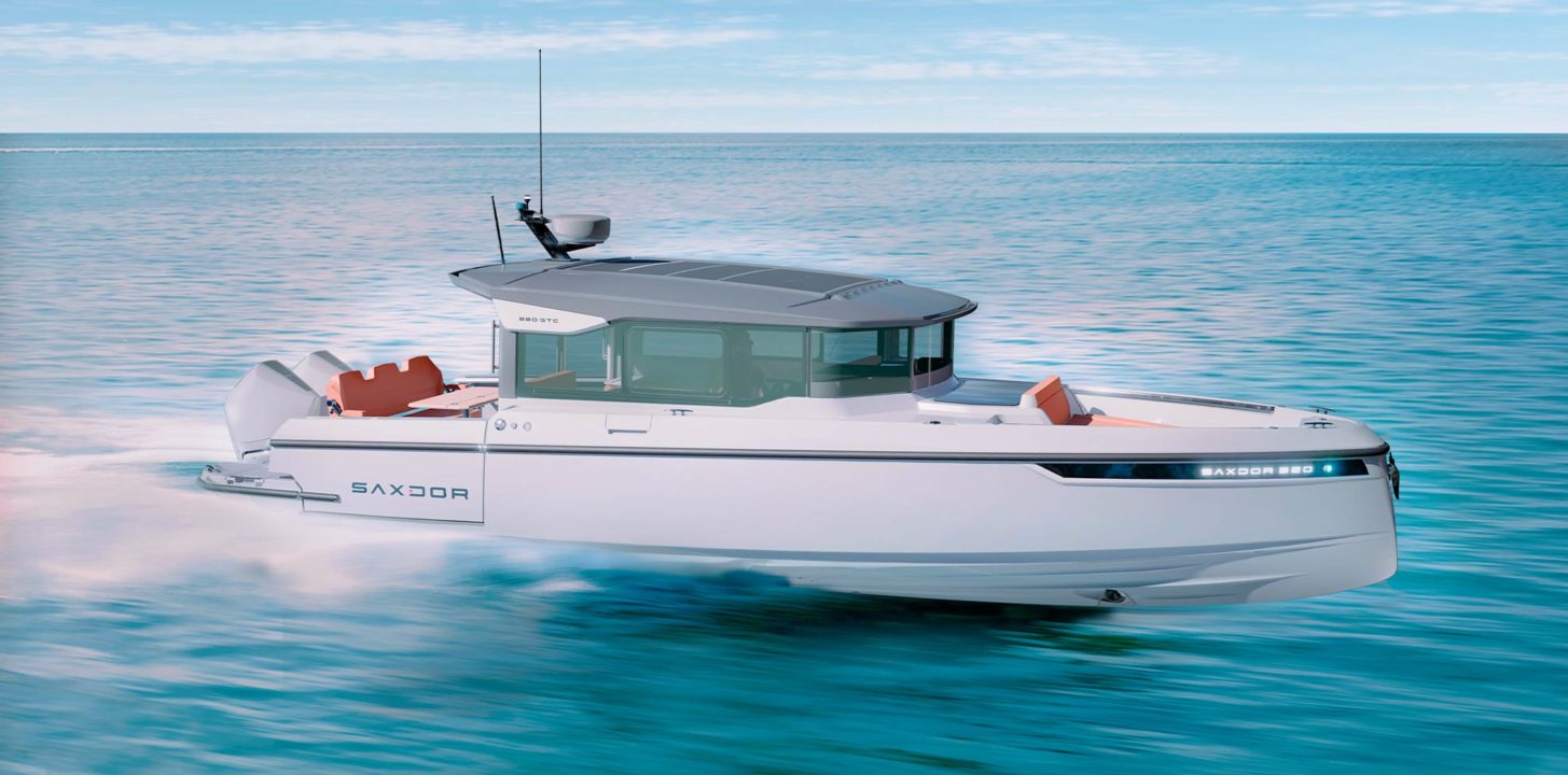 Saxdor 320 GTC motorboat to sale Geneva boats